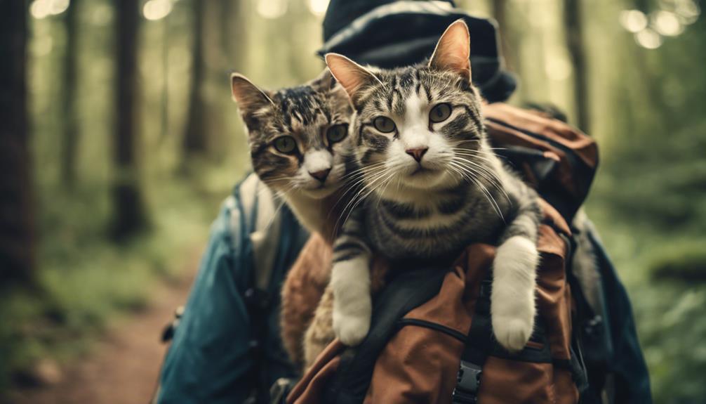 carry cat on adventures
