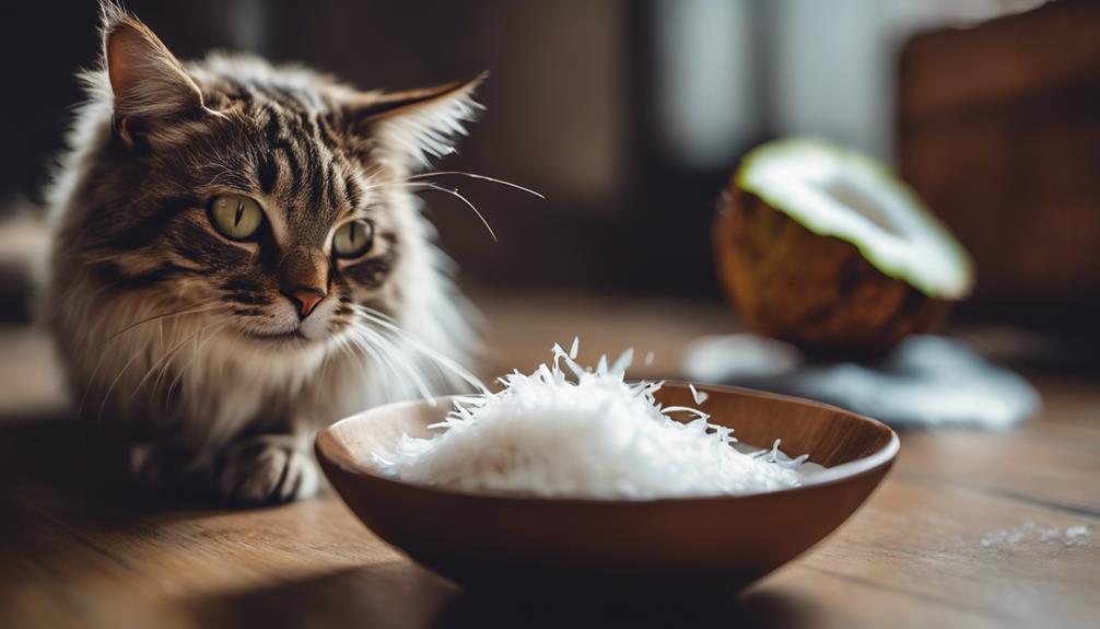 cats and coconut consumption