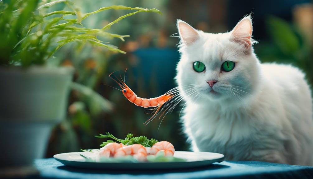 cats and prawns diet