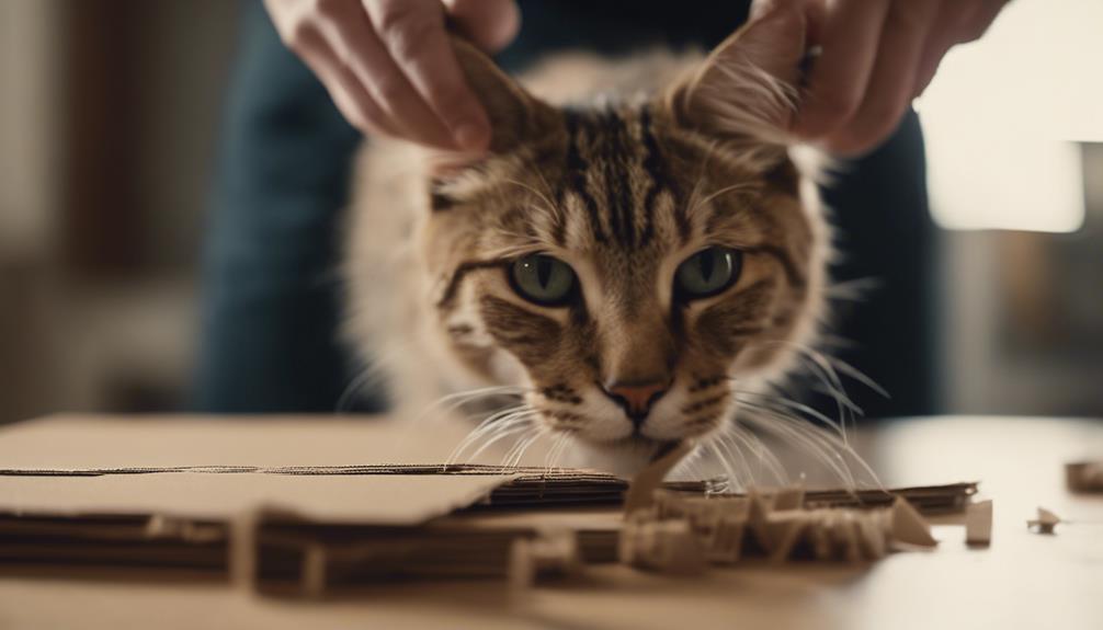 diy cardboard cat scratcher