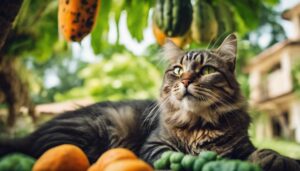 feeding papaya to cats