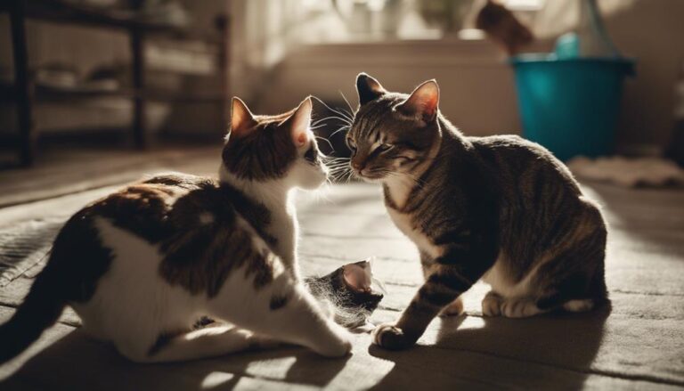 handling a cat fight
