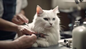using cat nail grinder
